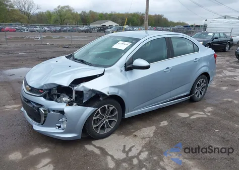 2017 Chevrolet Sonic Lt Auto z USA, uszkodzony, nr VIN 1G1JD5SB6H4128275